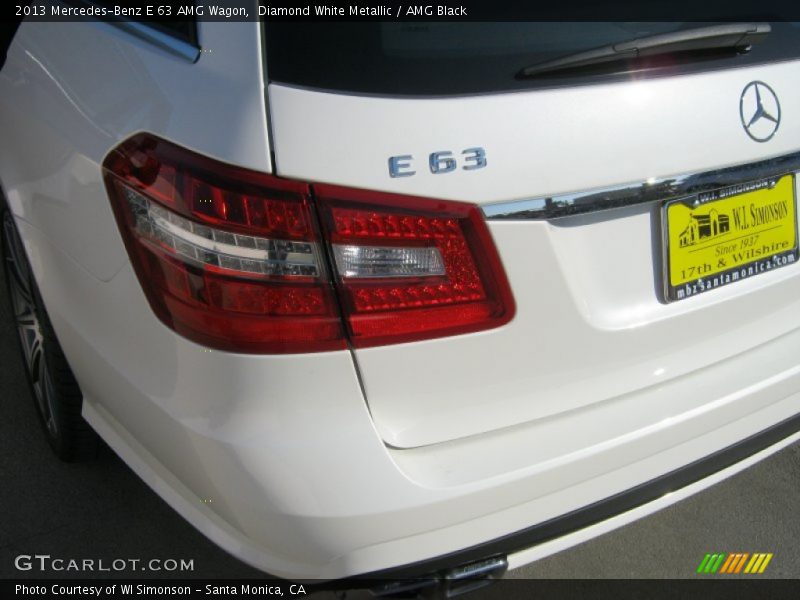 Diamond White Metallic / AMG Black 2013 Mercedes-Benz E 63 AMG Wagon