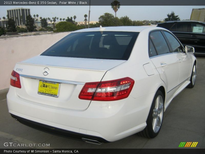 Polar White / Black 2013 Mercedes-Benz E 350 Sedan
