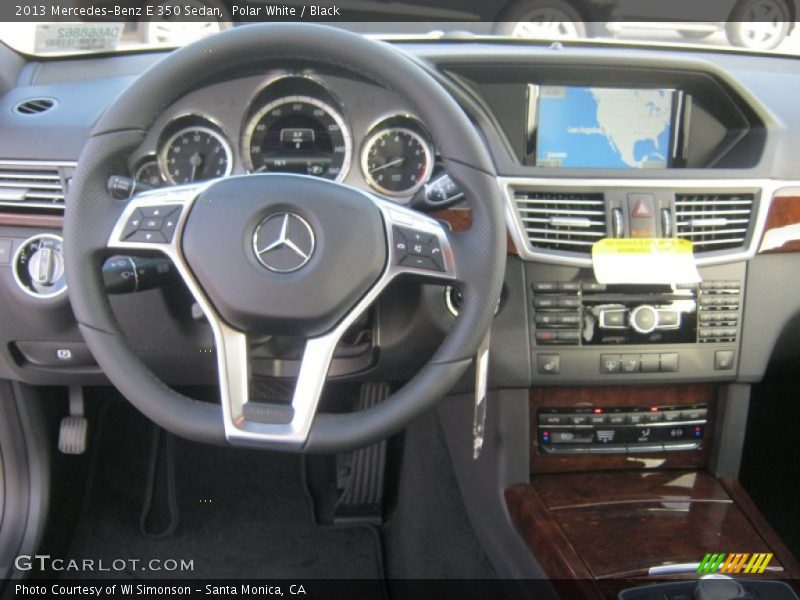 Polar White / Black 2013 Mercedes-Benz E 350 Sedan