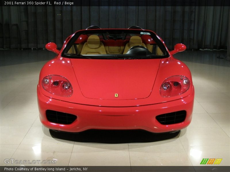 Red / Beige 2001 Ferrari 360 Spider F1