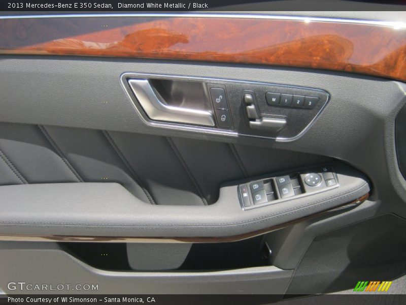 Diamond White Metallic / Black 2013 Mercedes-Benz E 350 Sedan