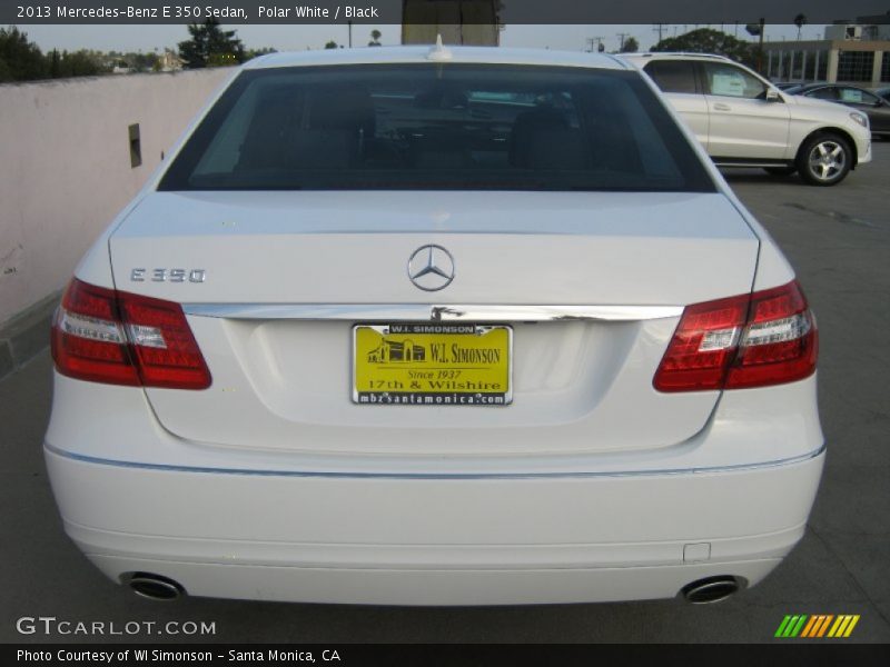 Polar White / Black 2013 Mercedes-Benz E 350 Sedan
