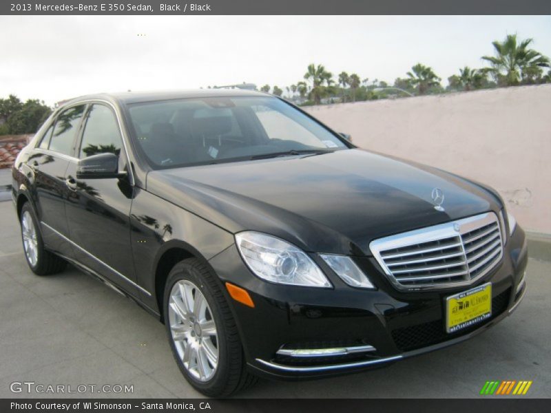 Black / Black 2013 Mercedes-Benz E 350 Sedan