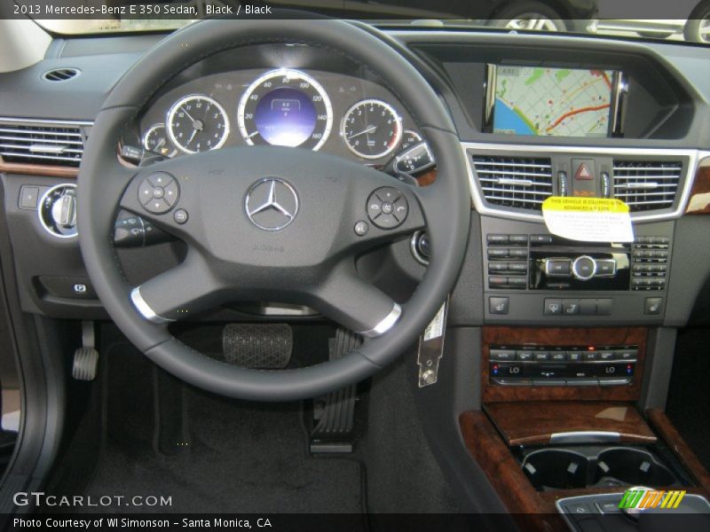 Black / Black 2013 Mercedes-Benz E 350 Sedan