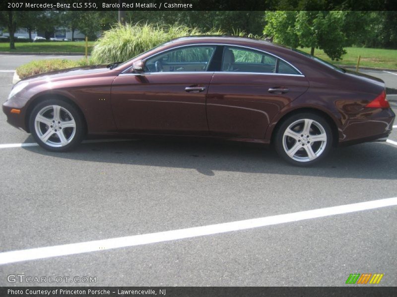 Barolo Red Metallic / Cashmere 2007 Mercedes-Benz CLS 550