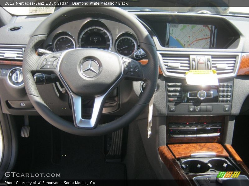 Diamond White Metallic / Black 2013 Mercedes-Benz E 350 Sedan