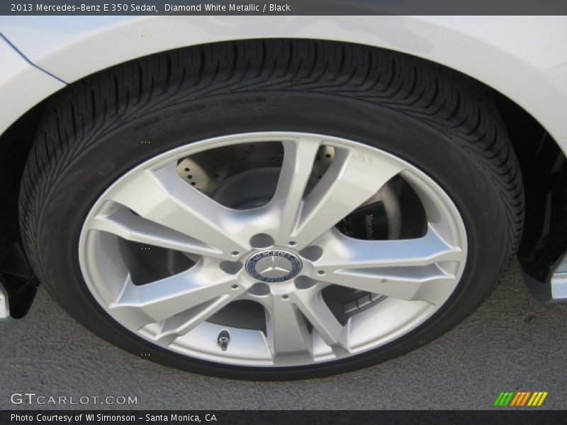 Diamond White Metallic / Black 2013 Mercedes-Benz E 350 Sedan