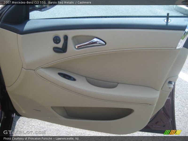 Barolo Red Metallic / Cashmere 2007 Mercedes-Benz CLS 550