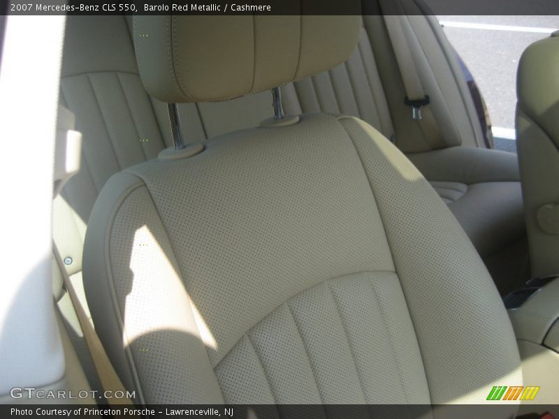 Barolo Red Metallic / Cashmere 2007 Mercedes-Benz CLS 550