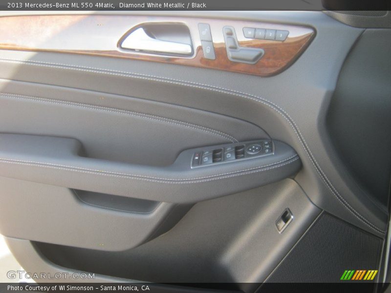 Diamond White Metallic / Black 2013 Mercedes-Benz ML 550 4Matic