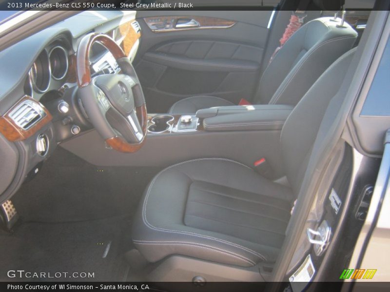 Steel Grey Metallic / Black 2013 Mercedes-Benz CLS 550 Coupe