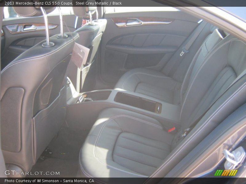 Steel Grey Metallic / Black 2013 Mercedes-Benz CLS 550 Coupe