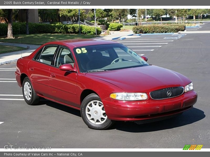 Cardinal Red Metallic / Gray 2005 Buick Century Sedan