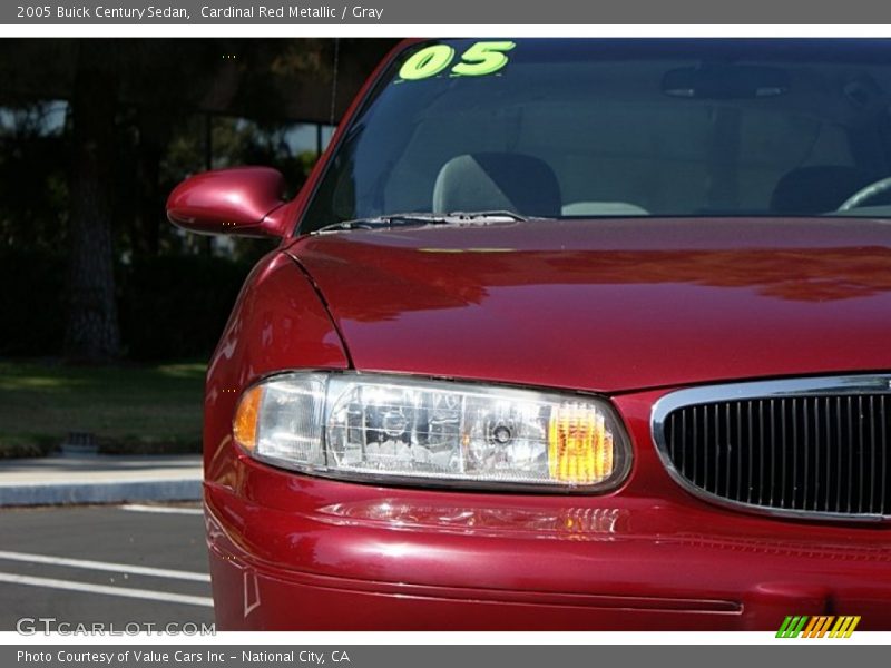 Cardinal Red Metallic / Gray 2005 Buick Century Sedan