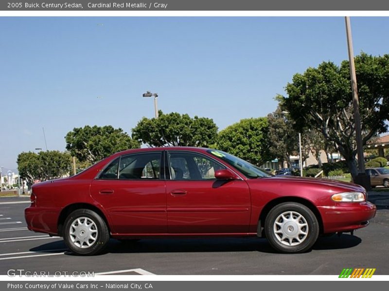 Cardinal Red Metallic / Gray 2005 Buick Century Sedan