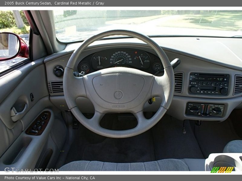 Cardinal Red Metallic / Gray 2005 Buick Century Sedan