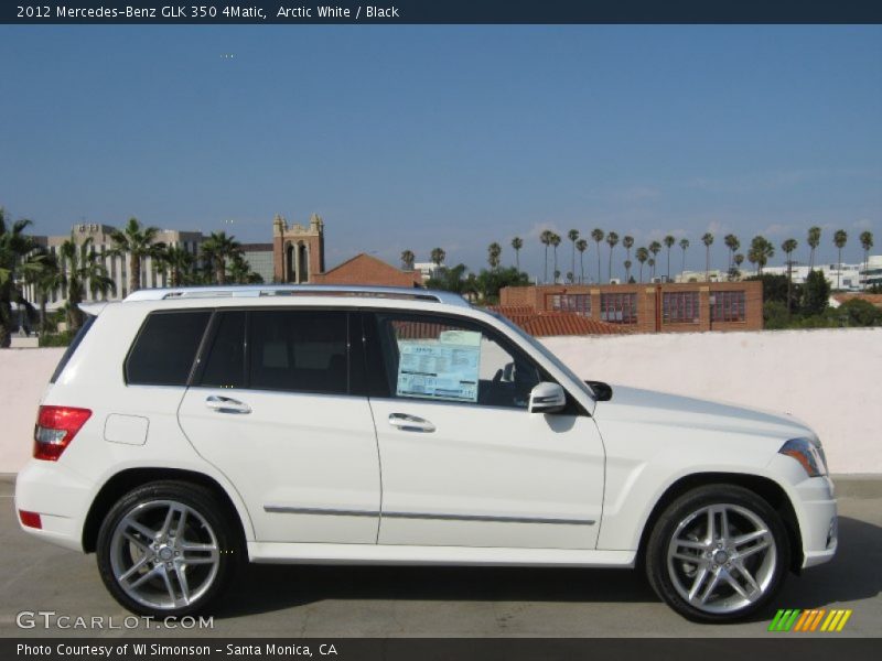 Arctic White / Black 2012 Mercedes-Benz GLK 350 4Matic
