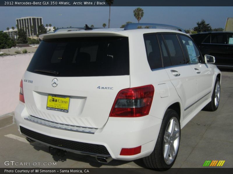 Arctic White / Black 2012 Mercedes-Benz GLK 350 4Matic