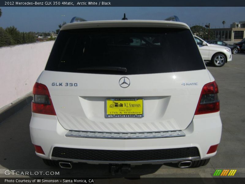Arctic White / Black 2012 Mercedes-Benz GLK 350 4Matic
