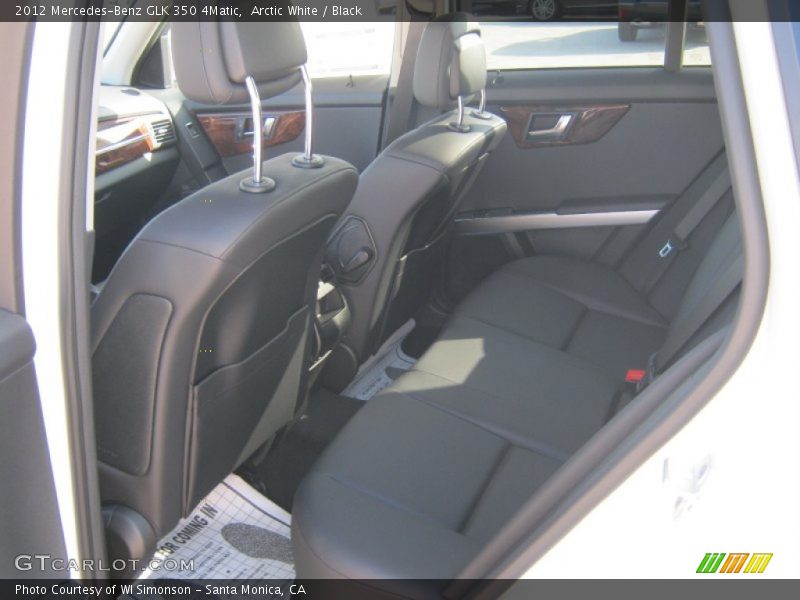 Arctic White / Black 2012 Mercedes-Benz GLK 350 4Matic