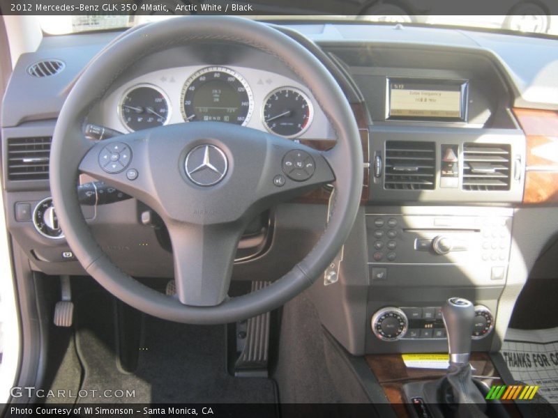 Arctic White / Black 2012 Mercedes-Benz GLK 350 4Matic