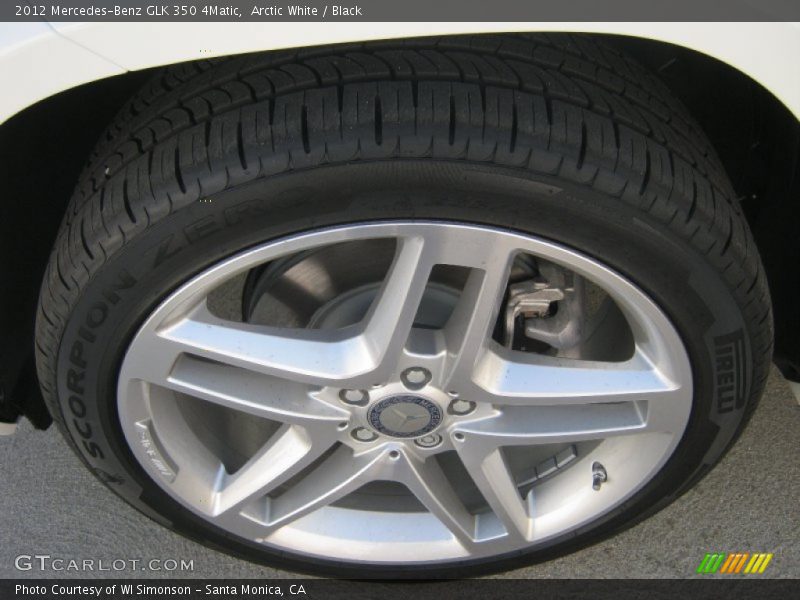 Arctic White / Black 2012 Mercedes-Benz GLK 350 4Matic