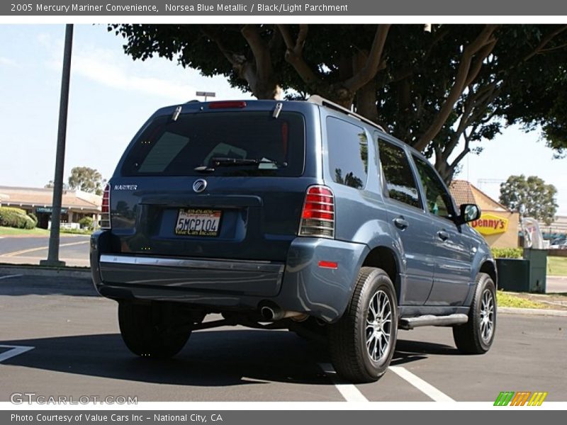 Norsea Blue Metallic / Black/Light Parchment 2005 Mercury Mariner Convenience