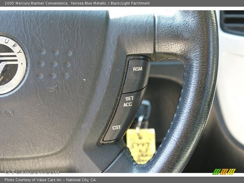 Norsea Blue Metallic / Black/Light Parchment 2005 Mercury Mariner Convenience