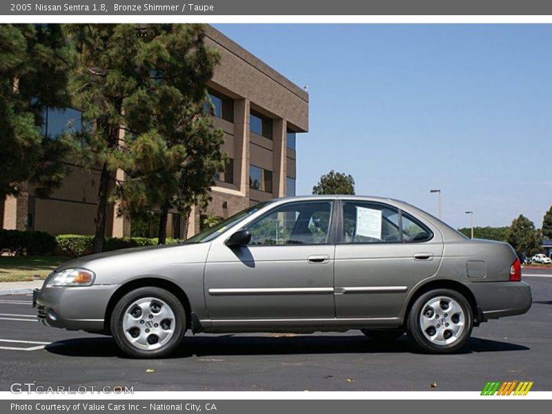 Bronze Shimmer / Taupe 2005 Nissan Sentra 1.8