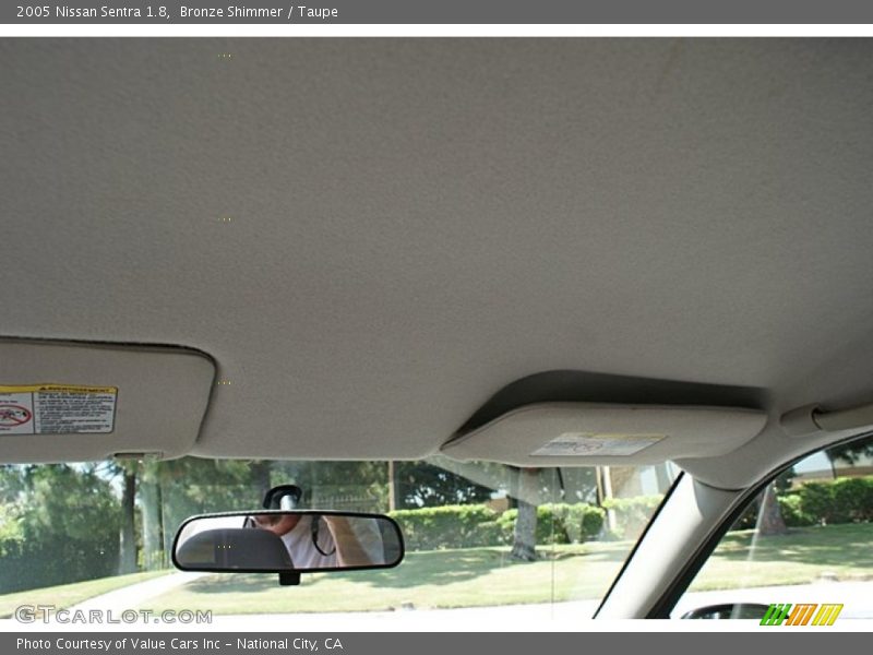 Bronze Shimmer / Taupe 2005 Nissan Sentra 1.8