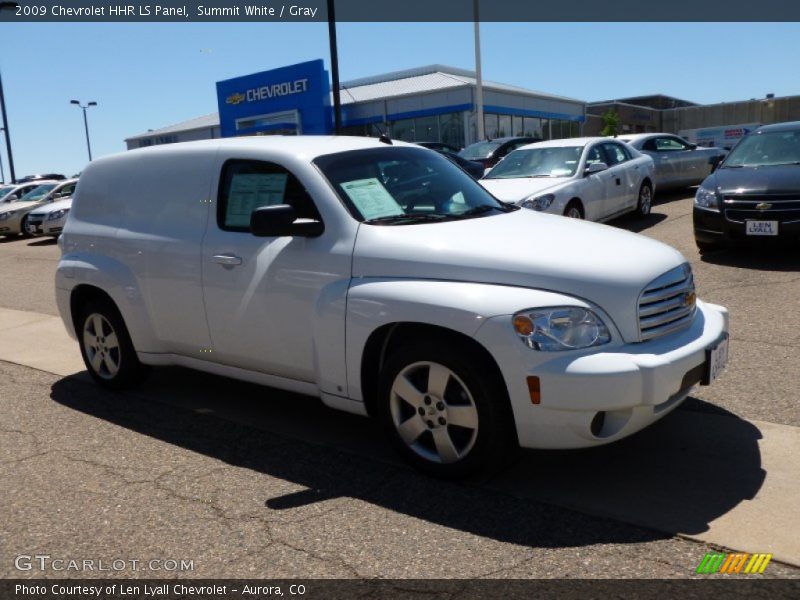 Summit White / Gray 2009 Chevrolet HHR LS Panel
