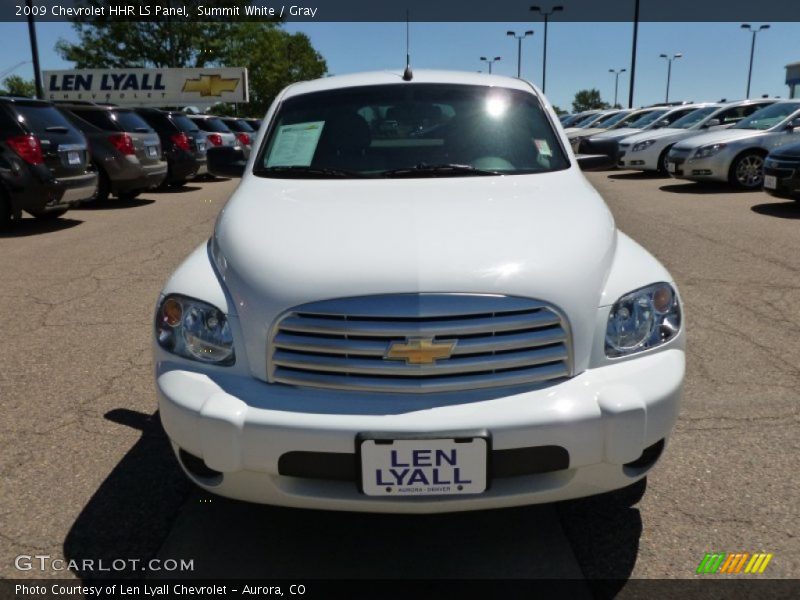Summit White / Gray 2009 Chevrolet HHR LS Panel