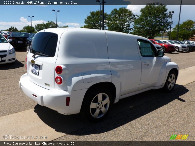 Summit White / Gray 2009 Chevrolet HHR LS Panel