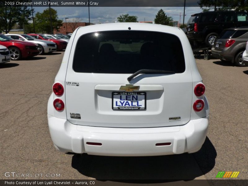 Summit White / Gray 2009 Chevrolet HHR LS Panel