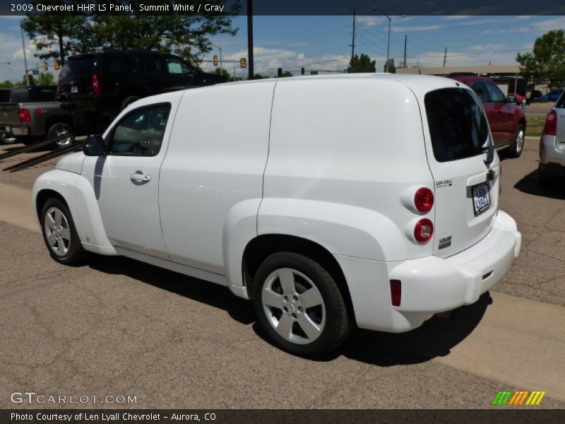 Summit White / Gray 2009 Chevrolet HHR LS Panel