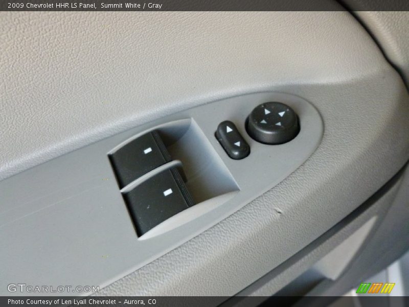 Summit White / Gray 2009 Chevrolet HHR LS Panel