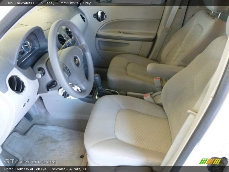 Summit White / Gray 2009 Chevrolet HHR LS Panel