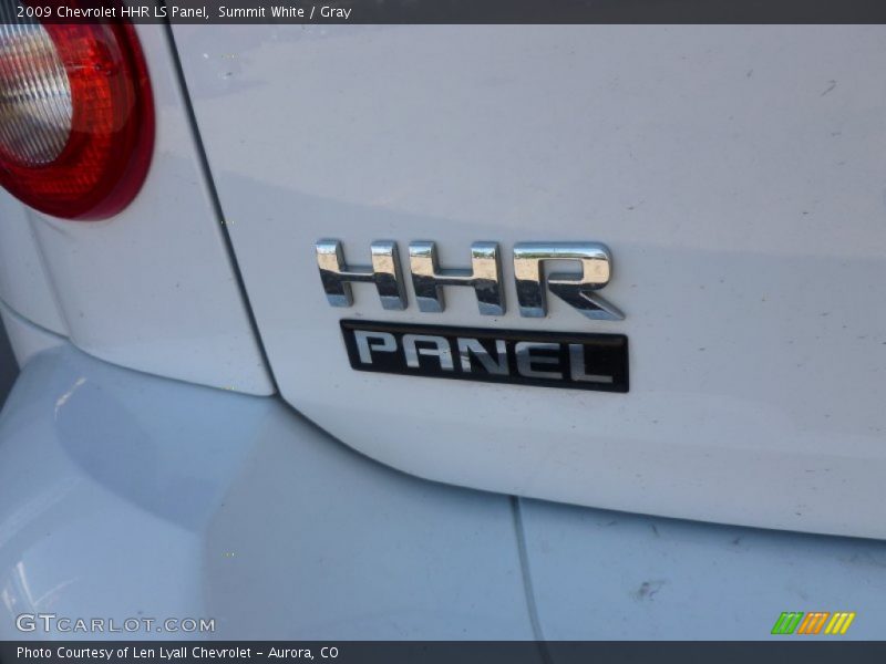 Summit White / Gray 2009 Chevrolet HHR LS Panel
