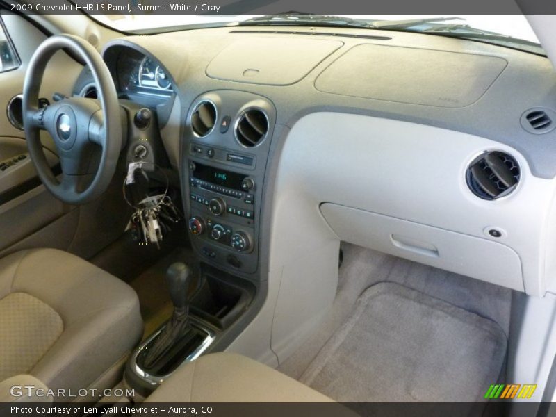 Summit White / Gray 2009 Chevrolet HHR LS Panel