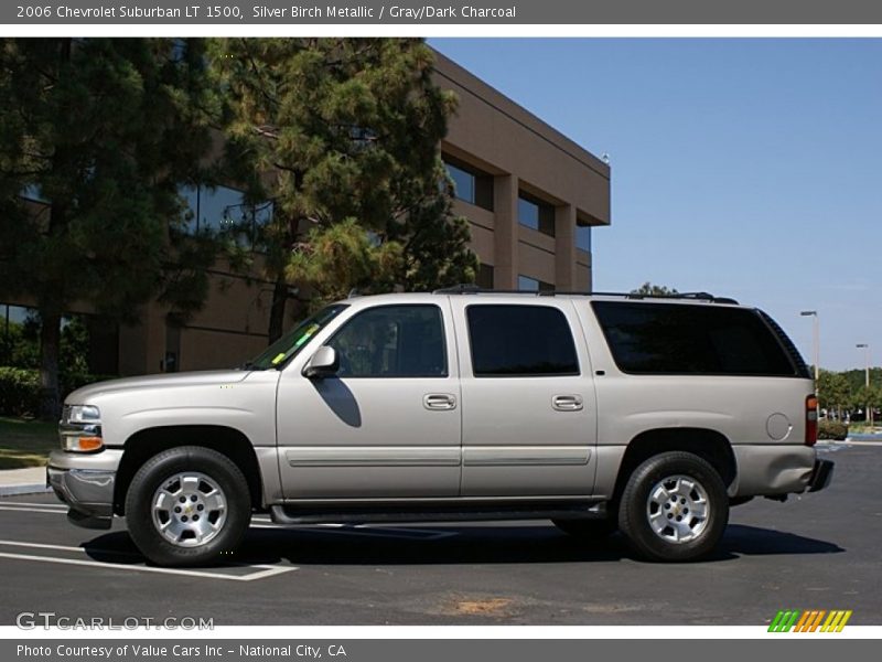 Silver Birch Metallic / Gray/Dark Charcoal 2006 Chevrolet Suburban LT 1500