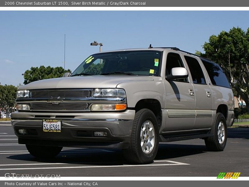 Silver Birch Metallic / Gray/Dark Charcoal 2006 Chevrolet Suburban LT 1500