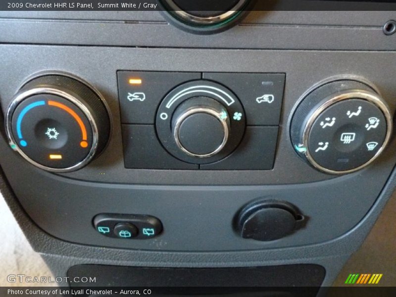 Summit White / Gray 2009 Chevrolet HHR LS Panel