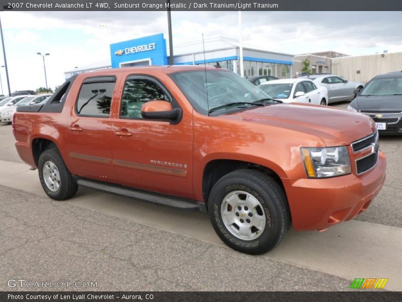  2007 Avalanche LT 4WD Sunburst Orange Metallic