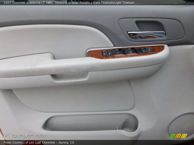 Sunburst Orange Metallic / Dark Titanium/Light Titanium 2007 Chevrolet Avalanche LT 4WD