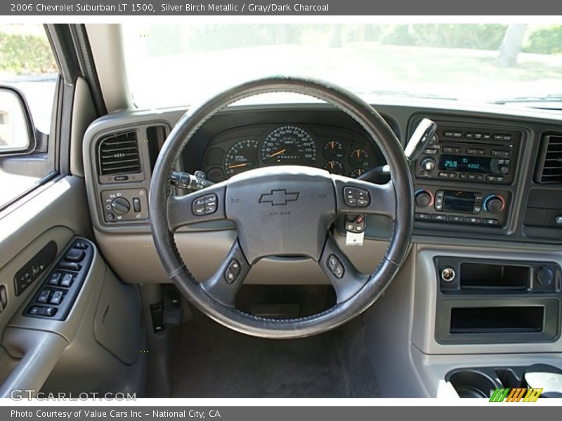 Silver Birch Metallic / Gray/Dark Charcoal 2006 Chevrolet Suburban LT 1500