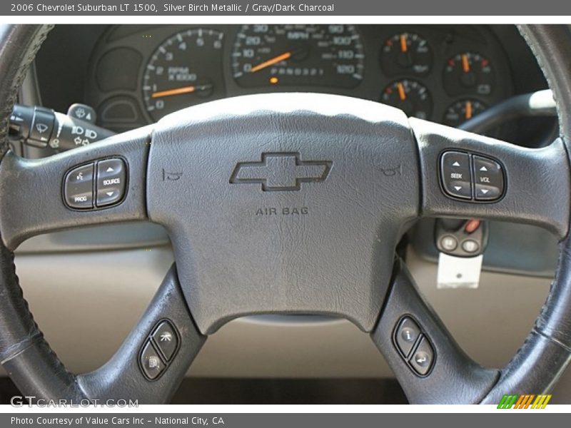 Silver Birch Metallic / Gray/Dark Charcoal 2006 Chevrolet Suburban LT 1500