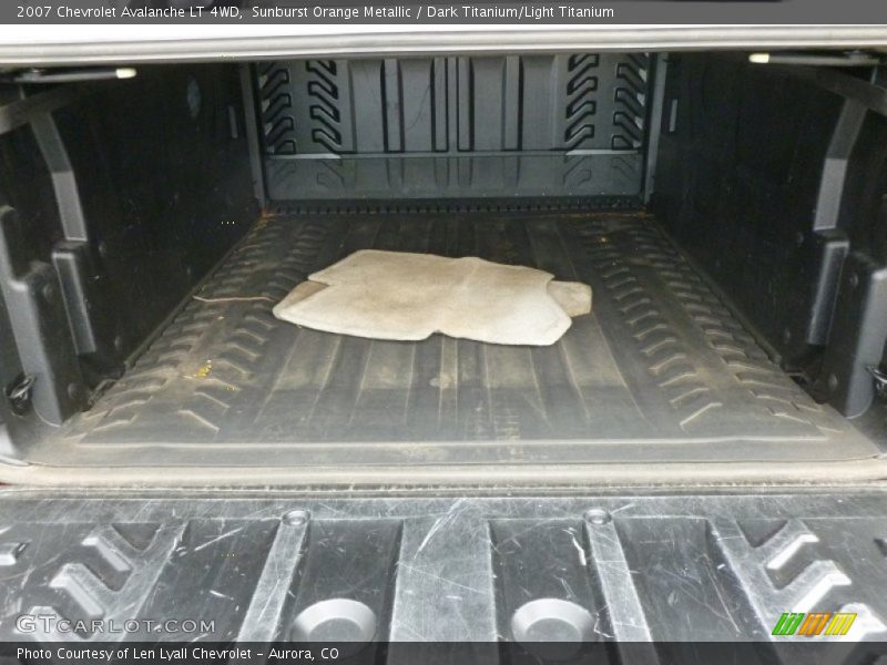 Sunburst Orange Metallic / Dark Titanium/Light Titanium 2007 Chevrolet Avalanche LT 4WD