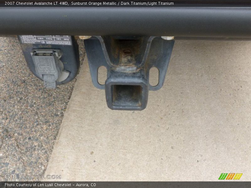 Sunburst Orange Metallic / Dark Titanium/Light Titanium 2007 Chevrolet Avalanche LT 4WD
