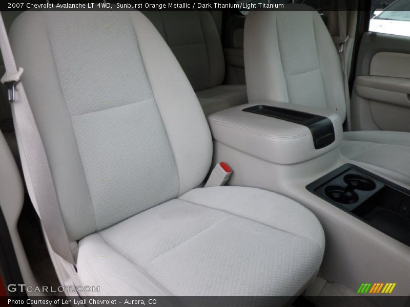 Sunburst Orange Metallic / Dark Titanium/Light Titanium 2007 Chevrolet Avalanche LT 4WD