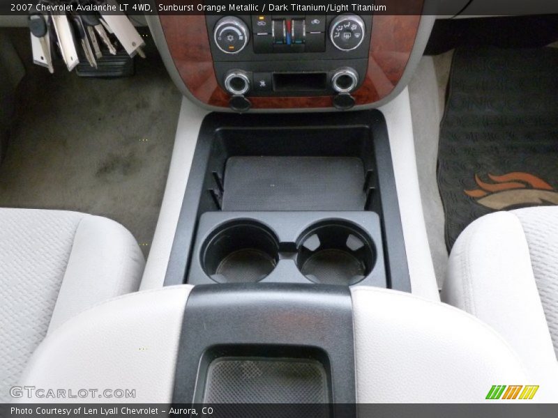 Sunburst Orange Metallic / Dark Titanium/Light Titanium 2007 Chevrolet Avalanche LT 4WD